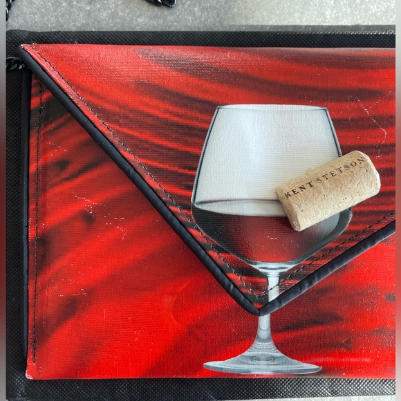 Kent Stetson Signature Collection “Red Wine” Clutch. Good to great condition. - Picture 9 of 9